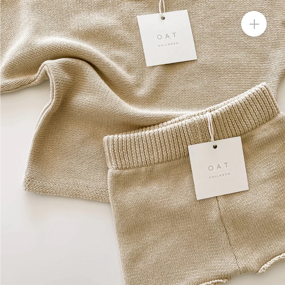 Oat children knit set